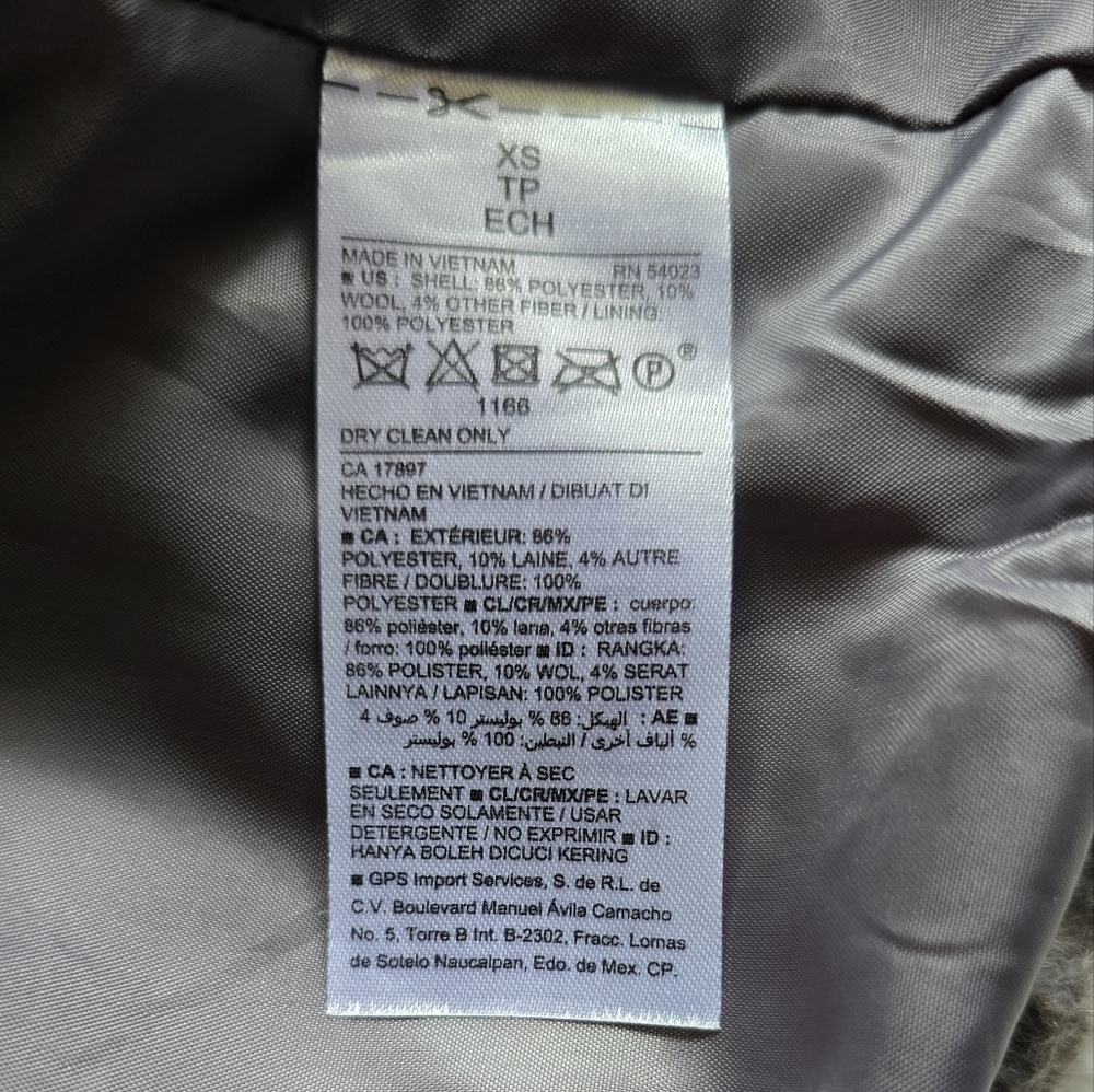 Old Navy Women Peacoat Gray Animal Print Size XS - Picture 10 of 15